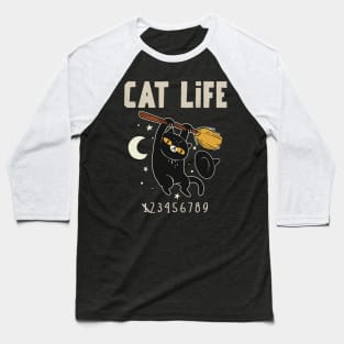 Cat Life Baseball T-Shirt